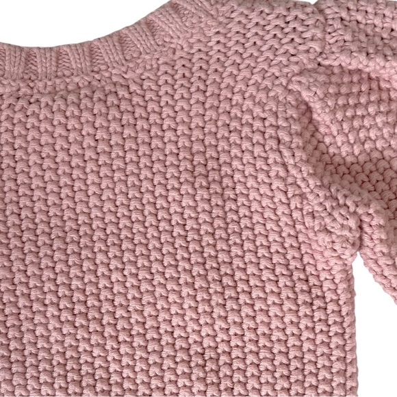 081 GAP Kids Pink Cable Knit Sweater - Picture 5 of 5